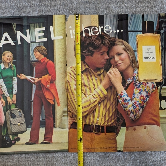 Chanel No. 5 Ad, 1972 Seventeen Magazine Vintage Perfume Retro Advertisement - Picture 3 of 6